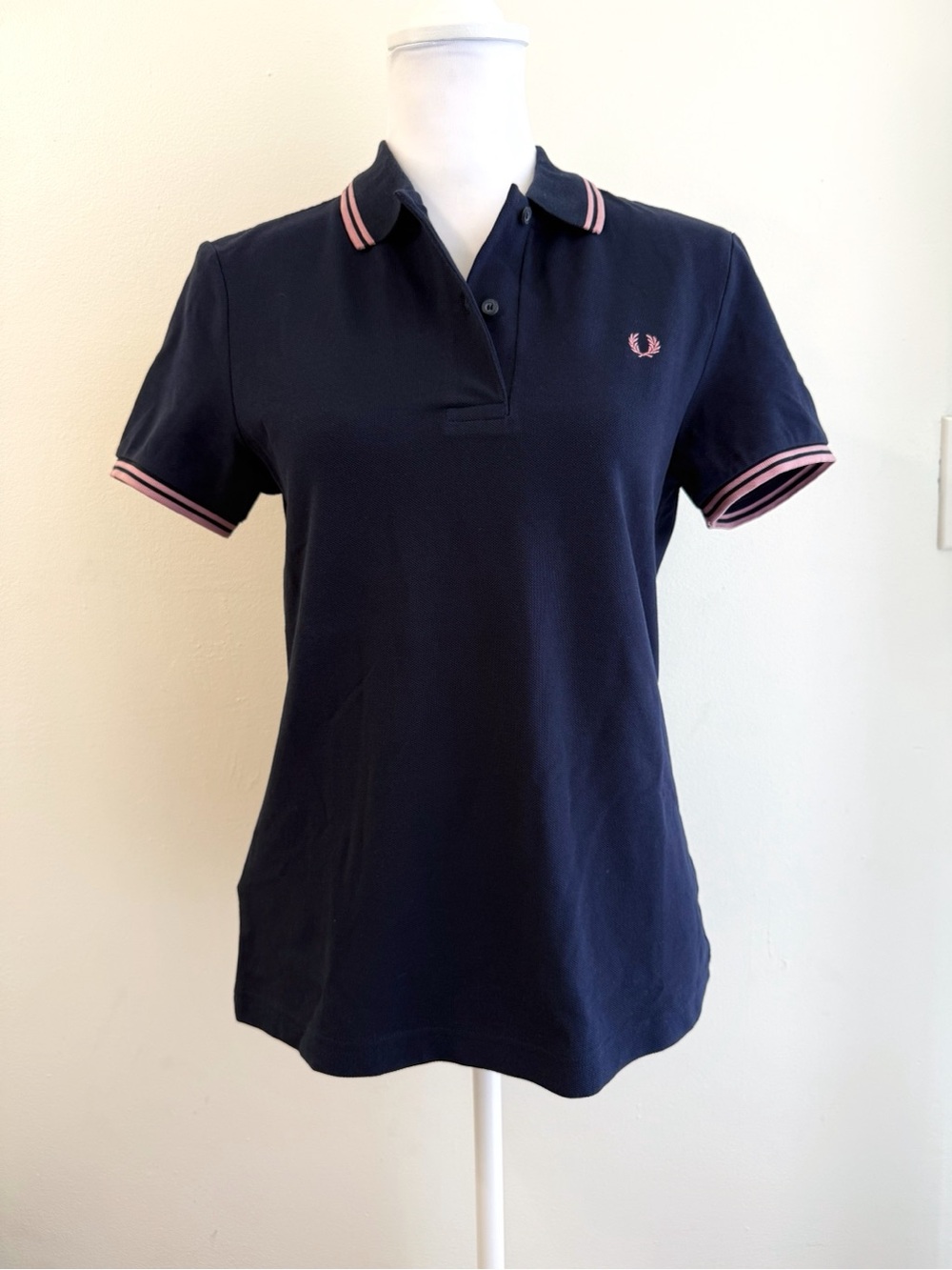 FRED PERRY NAVY BLUE TWIN TIPPED POLO SHIRT